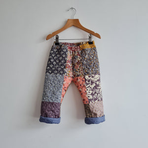 Patchwork Quilted Baby And Child Trousers